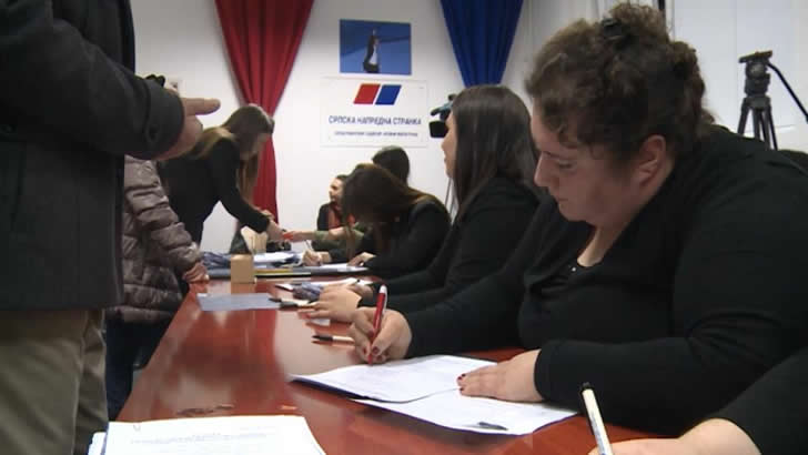 Prikupljanje potpisa - Srbija izbori