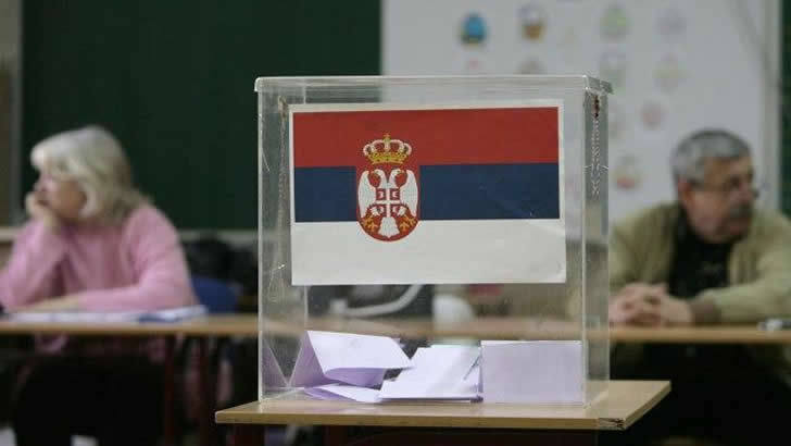Glasačka kutija i listić - Srbija izbori