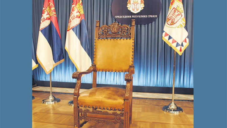 Predsednička stolica - Srbija izbori